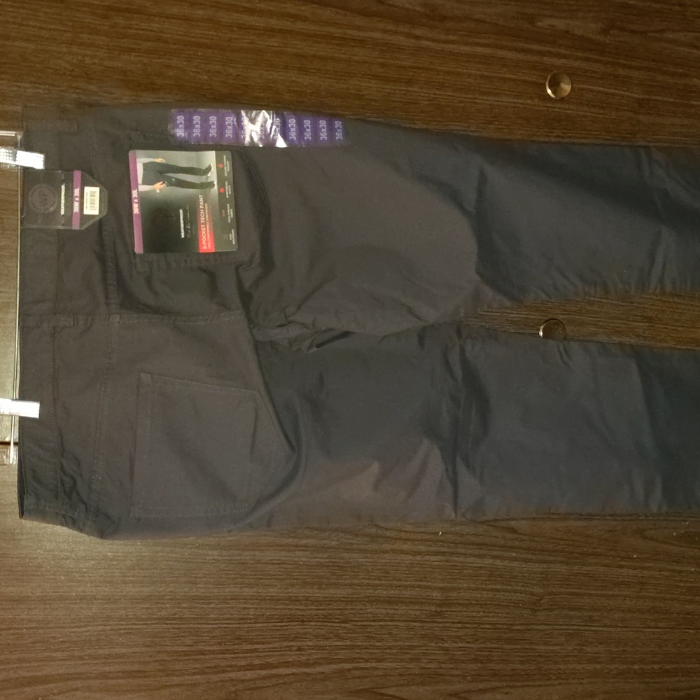 Weatherproof Men's Dark Gray Chinos
